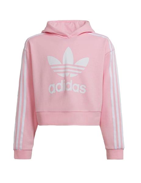 Sudadera cropped rosa Adidas