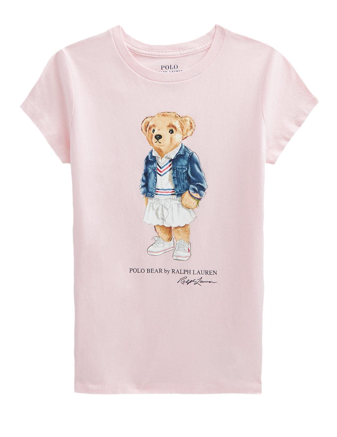 Camiseta rosa oso Polo Ralp