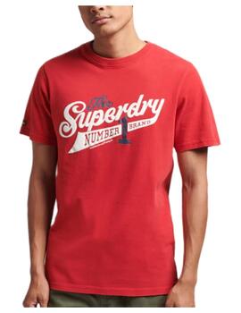 Camiseta vintage scripted college Superdry