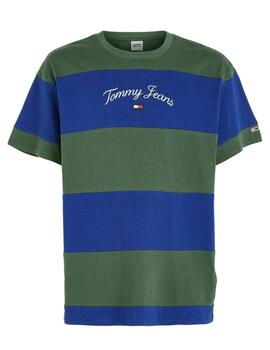 Camiseta RLXD Colorblock Serif Tee Tommy Jeans