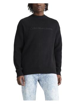Jersey punto instit sweater high neck Calvin Klein