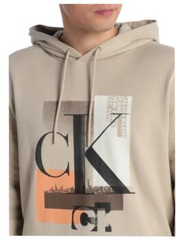 Sudadera Connected Layer Calvin Klein