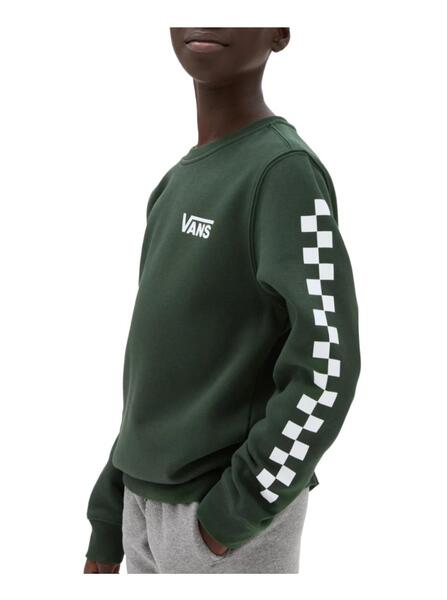 Sudadera verde outlet vans