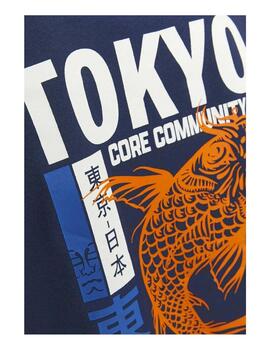 Camiseta Navy Jcotokyo Jack&Jones