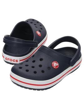 Zueco Crocband Navy/Red Crocs