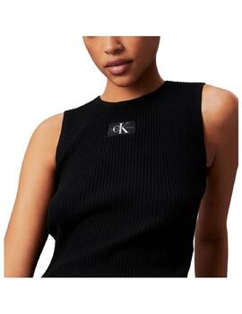 Top Woven Label Sweater Calvin Klein