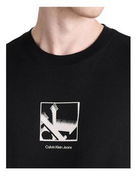 Camiseta Grid box Calvin Klein