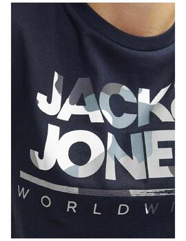 Camiseta JjLuke Tee Navy Jack & Jones