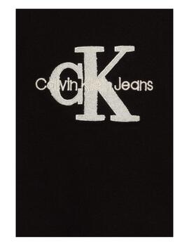 Camiseta Teddy Monologo Black Calvin Klein