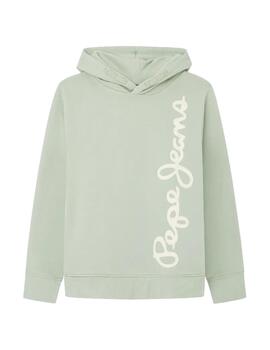 Sudadera Waldo Hoodie Green Pepe Jeans