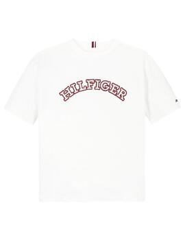 Camiseta Embroidered White Tommy Hilfiger