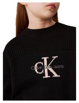 Jersey Monologo Sweater Calvin Klein