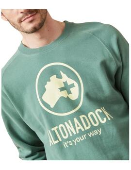 Sudadera Verde Oscuro Altonadock