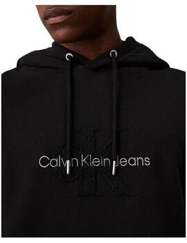 Sudadera Chenille Monologo Calvin Klein