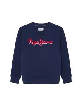 Sudadera Lamonty Crew Navy Pepe Jeans