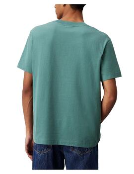 Camiseta Chenille Monologo Calvin Klein