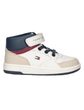 Zapatilla Sneaker Velcro Beige Tommy Hilfiguer