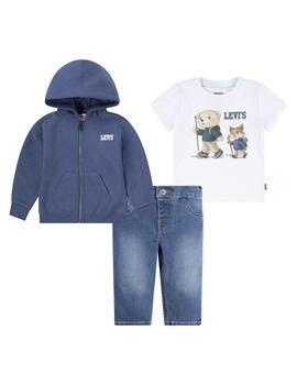 Conjunto tres partes Hoody Levi's