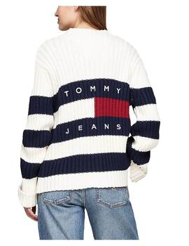 Cardigan Back Flag Tommy Jeans