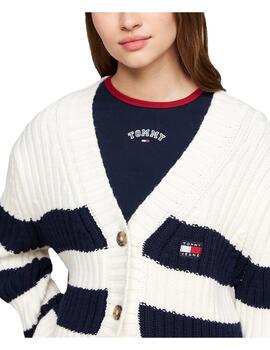 Cardigan Back Flag Tommy Jeans