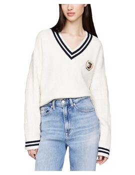 Jersey Crest Cable Tommy Jeans