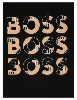 Camiseta M.C. Negra Hugo Boss