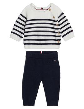 Conjunto Nautical Stripe Tommy Hilfiger