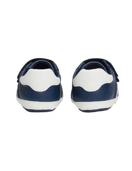 Patuco Velcro Azul Tommy Hilfiger