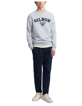 Sudadera logo raqueta Silbon