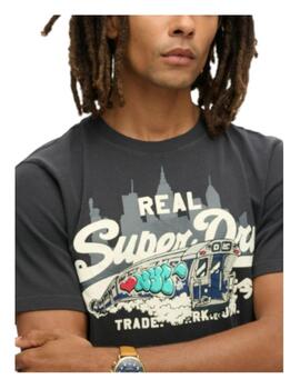 Camiseta New York graphic Superdry