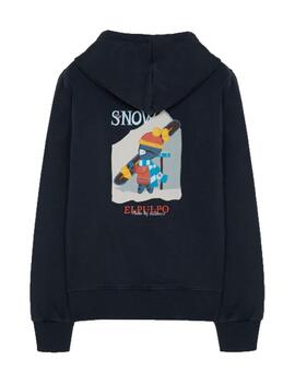 Sudadera Spainsnow Azul El Pulpo