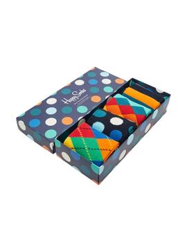 Pack 4 Calcetines Multicolor Happy Socks