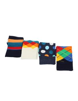 Pack 4 Calcetines Multicolor Happy Socks