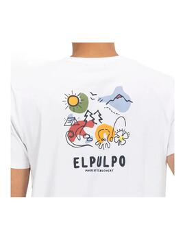 Camiseta Estampado Acuarela El Pulpo