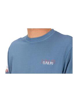 Sudadera Estampado Triple Logo El Pulpo