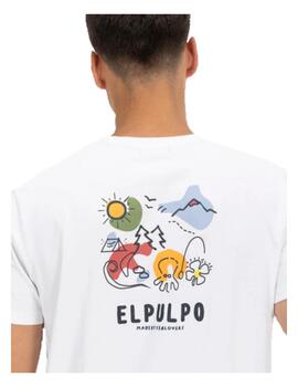 Camiseta Estampado Acuarela El Pulpo