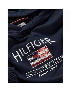 Sudadera Sequin Flag Tommy Hilfiger