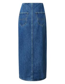 Falda Midi HW Slit Pepe Jeans