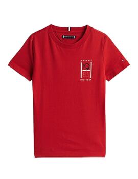 Camiseta Roja Tommy Hilfiger