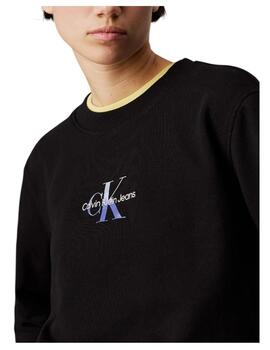 Sudadera Gradient monologo crewneck Calvin Klein