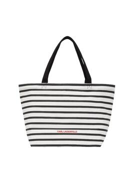 Bolso Ikon Stripe Shopper Karl Lagerfeld