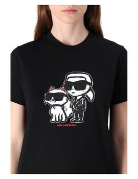 Camiseta Ikon Sketch Karl Lagerfeld