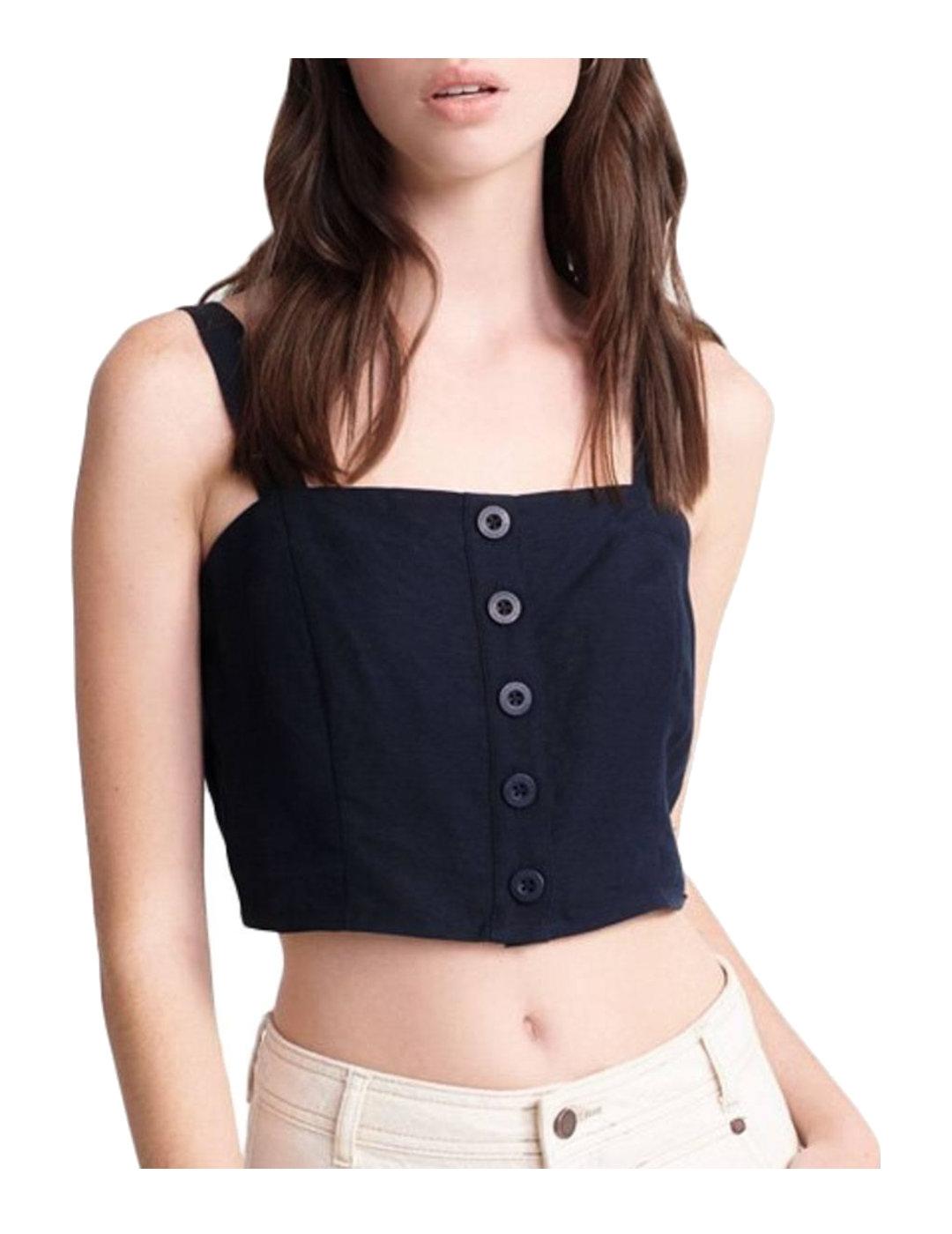 Top de tirantes cropped Eden Superdry