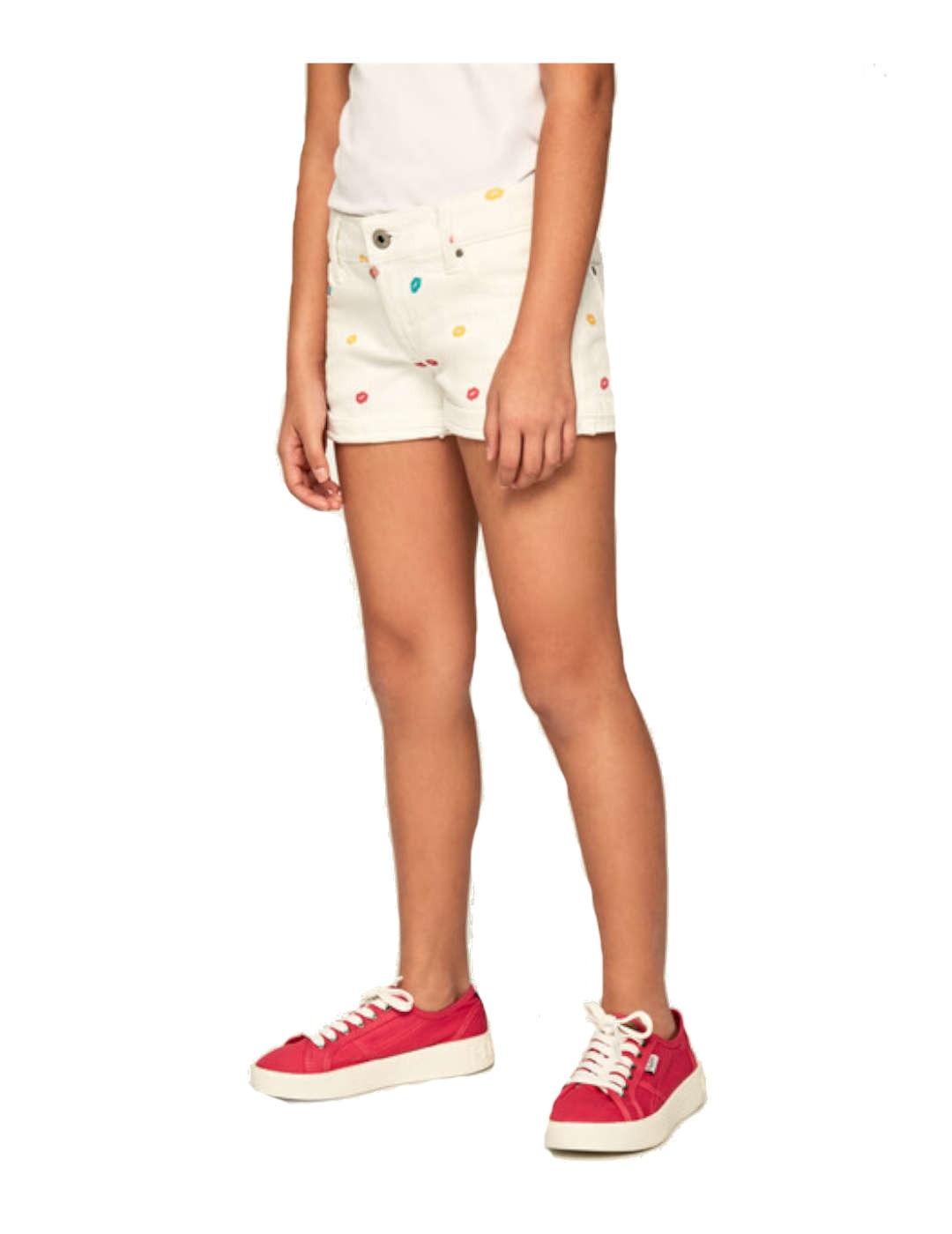 Short estampado labios Foxtail Kiss Pepe Jeans