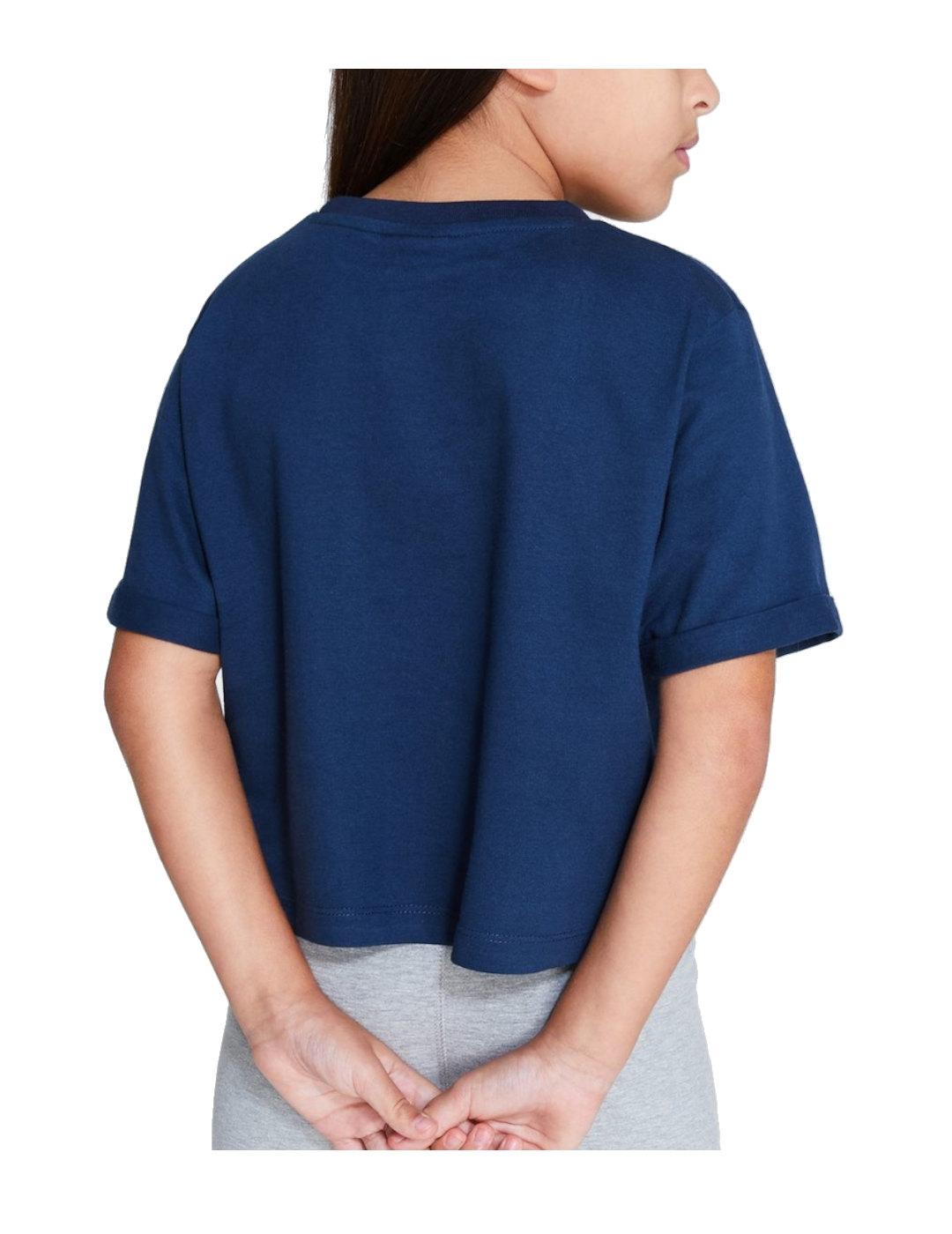 Camiseta Nicky Crop T-shirt Navy Ellesse