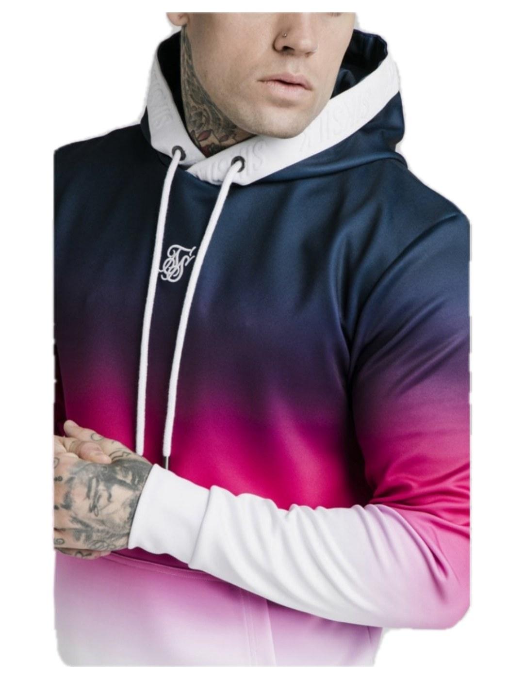 Sudadera tri-fade overhead hoodie Sik Silk