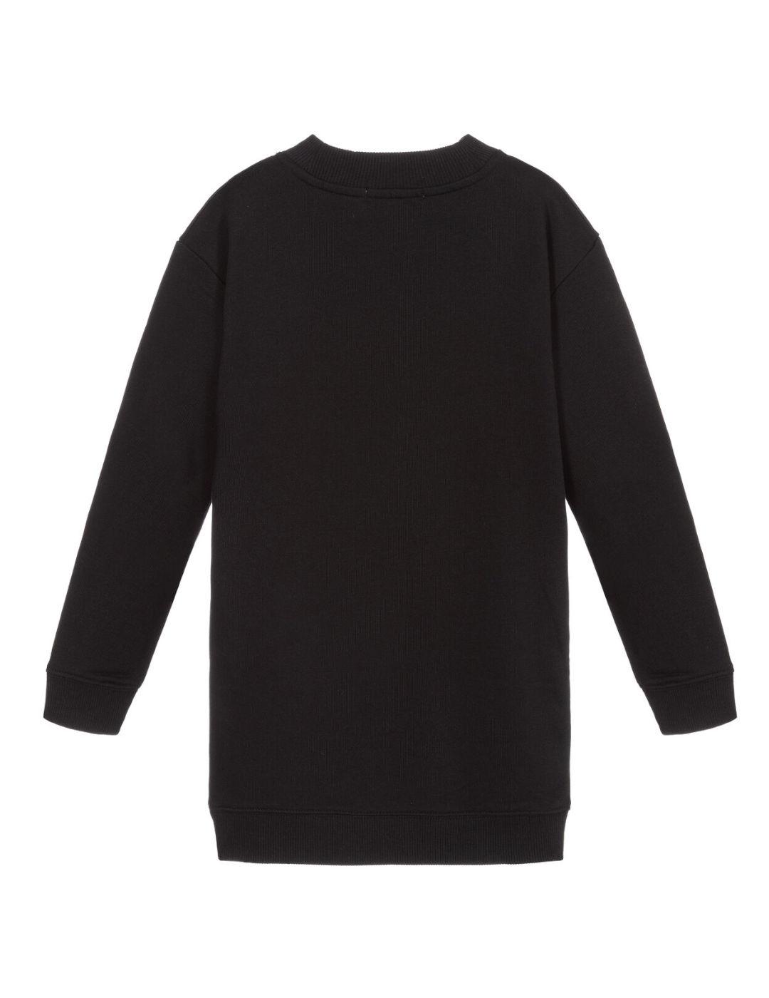 Vestido negro Monogram Tape Calvin Klein