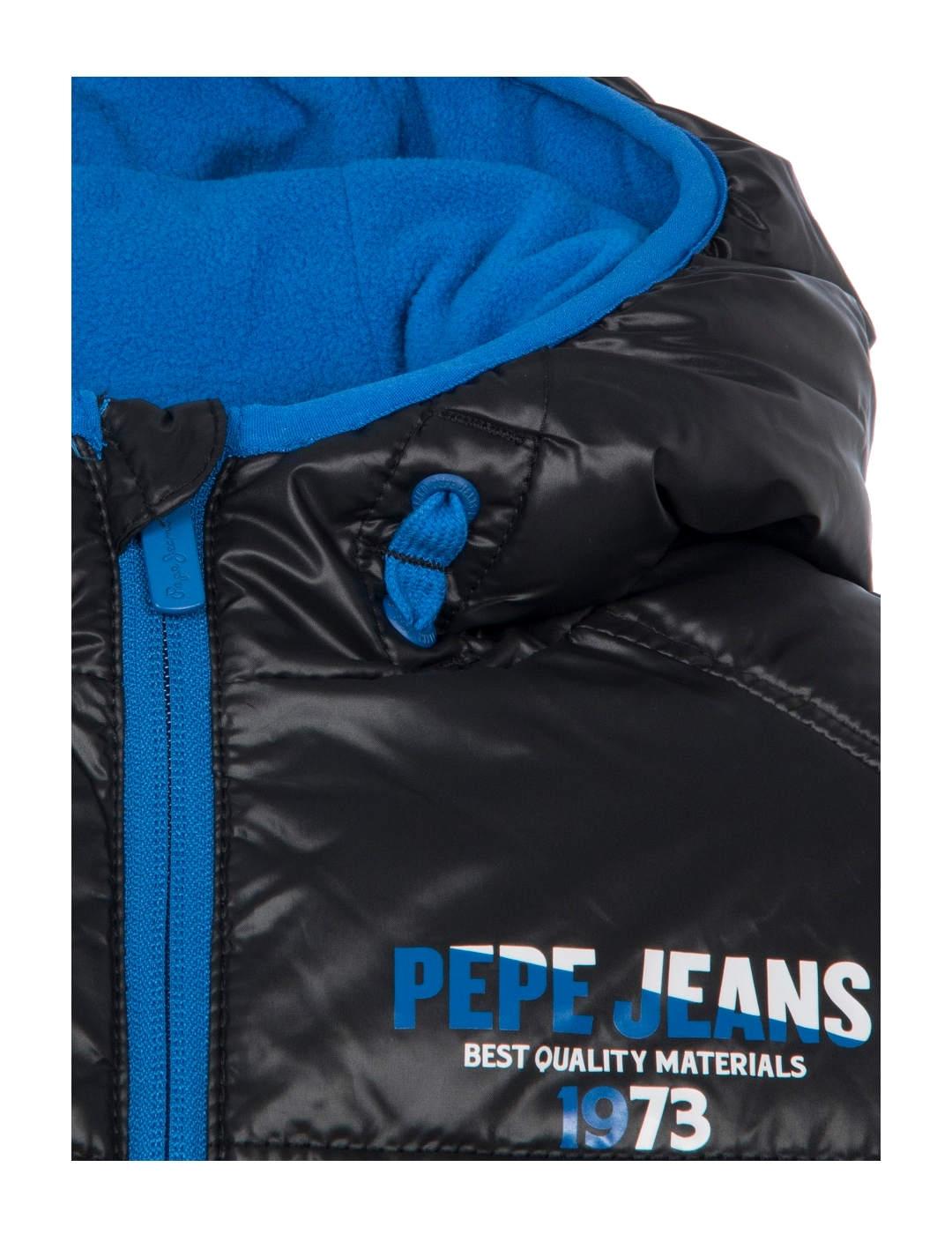 Chaqueta Tobias Jr negra Pepe Jeans