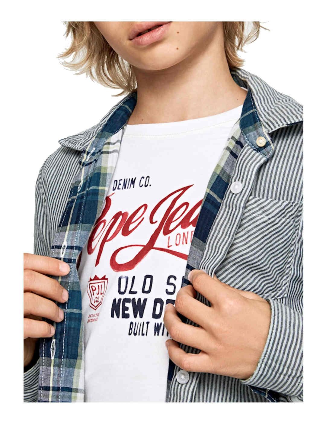 Camisa Shannon Reversible Pepe Jeans