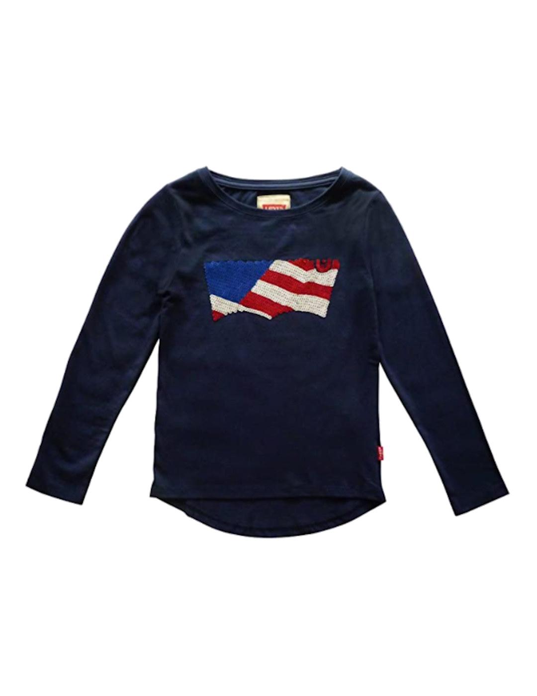 Camiseta manga larga Alizel azul Levi´s